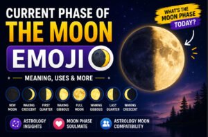 Current Phase of the Moon Emoji Guide & Meanings